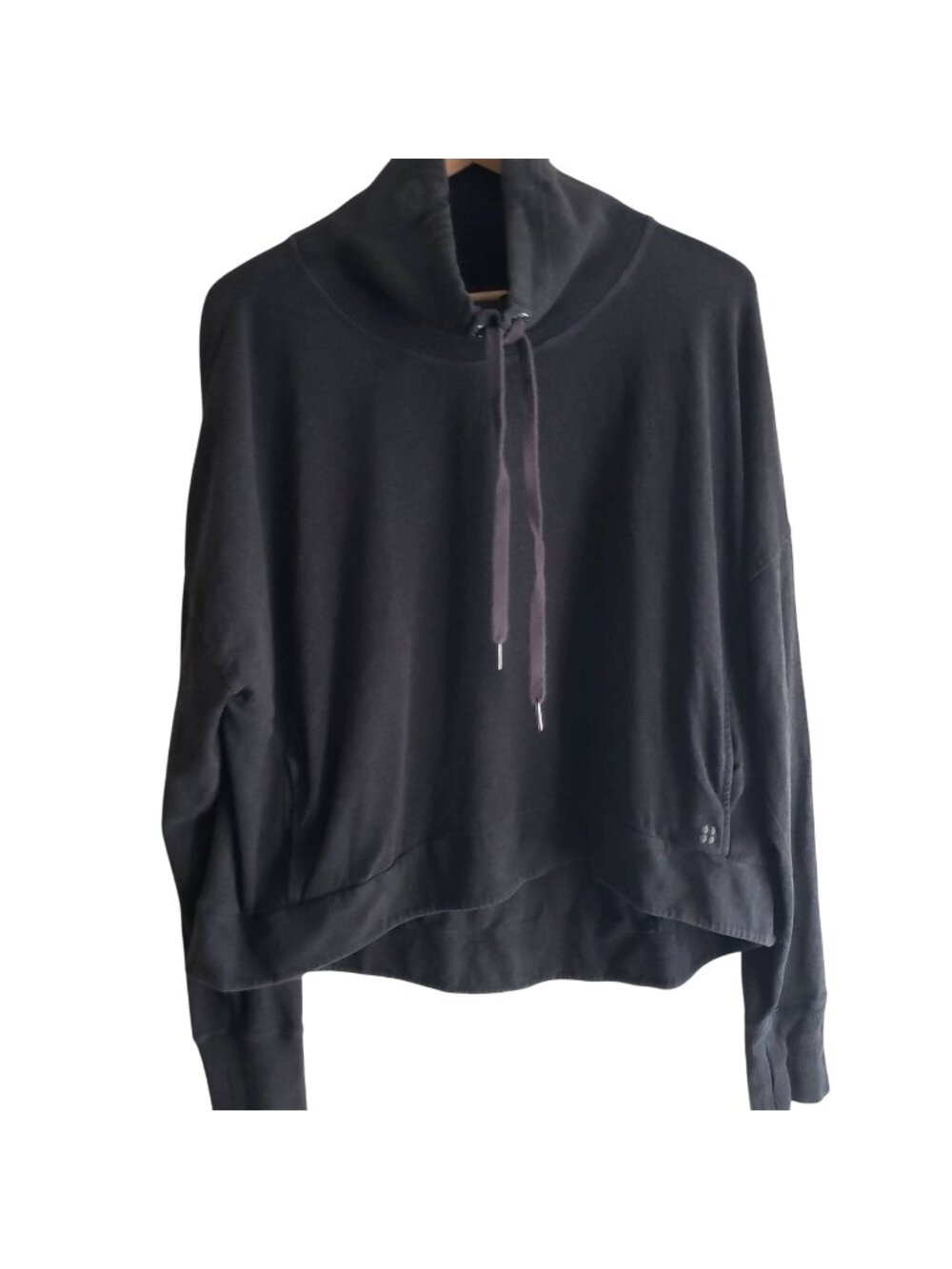 Sweaty Betty Harmonise Sweatshirt XXL Charcoal Gray Slouchy Pullover